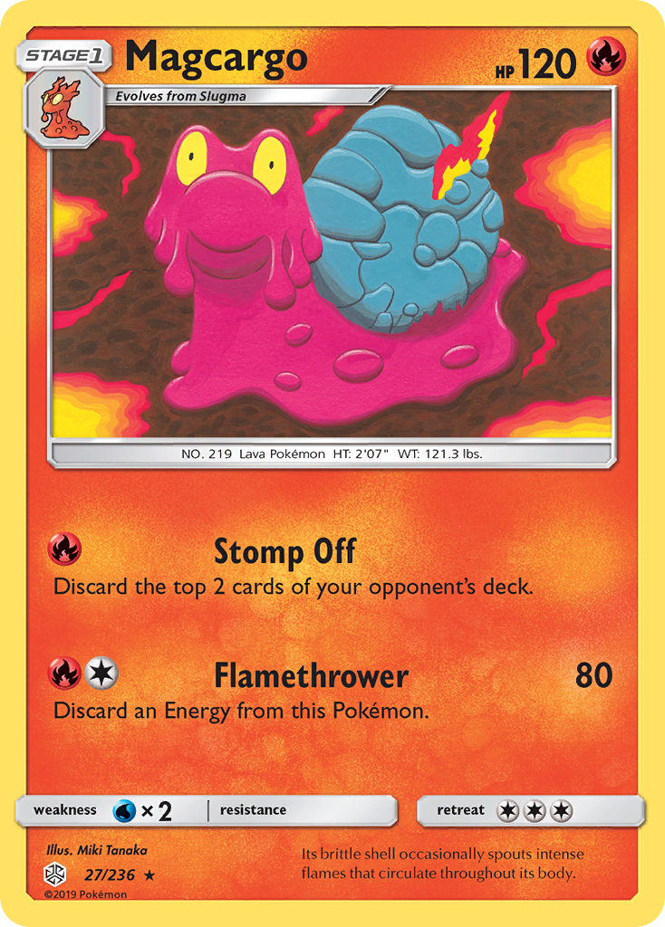 Magcargo (27/236) [Sun & Moon: Cosmic Eclipse] | Devastation Store