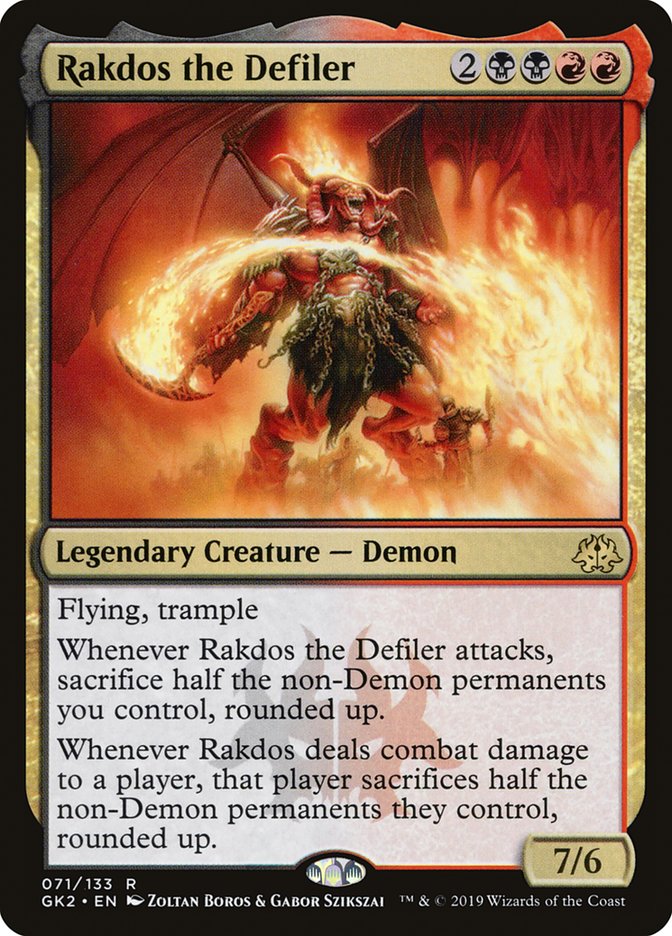 Rakdos the Defiler [Ravnica Allegiance Guild Kit] | Devastation Store