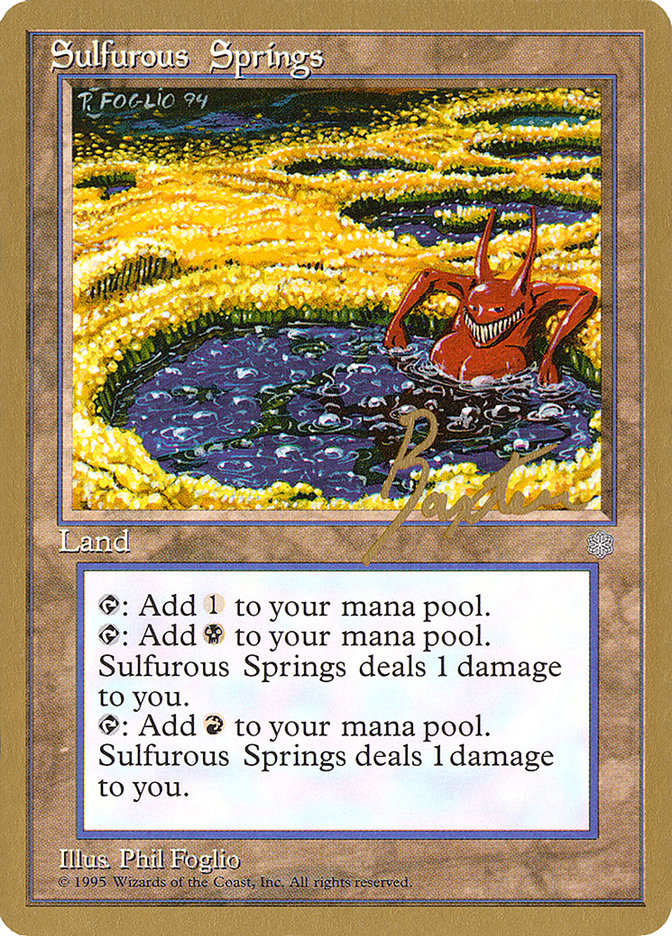 Sulfurous Springs (George Baxter) [Pro Tour Collector Set] | Devastation Store