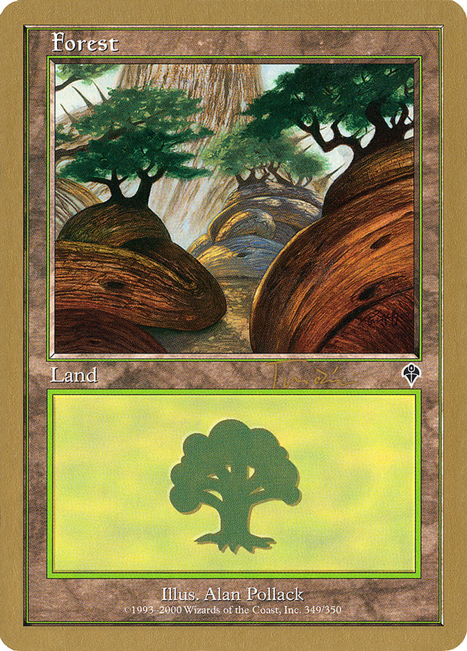 Forest (jt349a) (Jan Tomcani) [World Championship Decks 2001] | Devastation Store