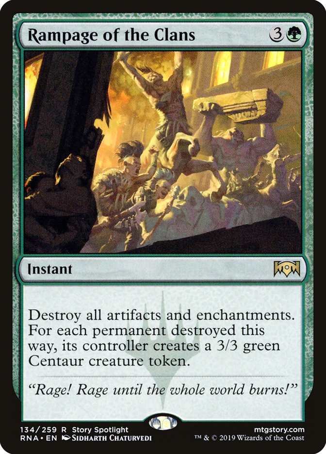 Rampage of the Clans [Ravnica Allegiance] | Devastation Store