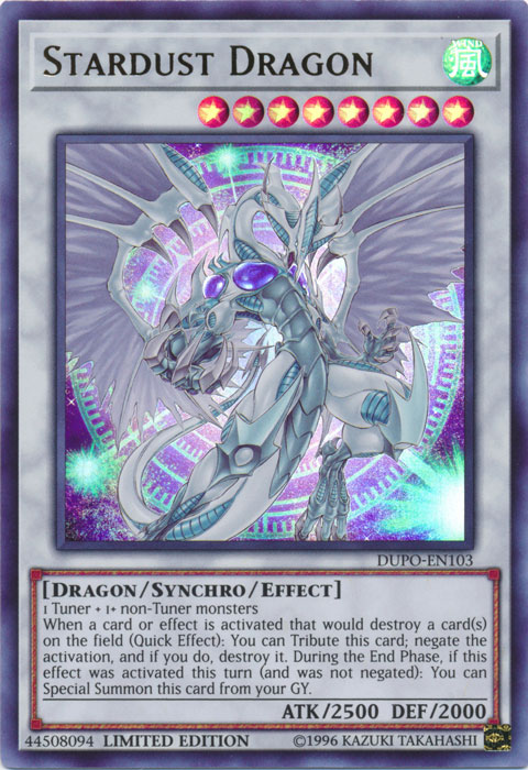 Stardust Dragon [DUPO-EN103] Ultra Rare | Devastation Store