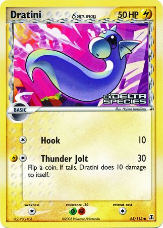 Dratini (65/113) (Delta Species) (Stamped) [EX: Delta Species] | Devastation Store