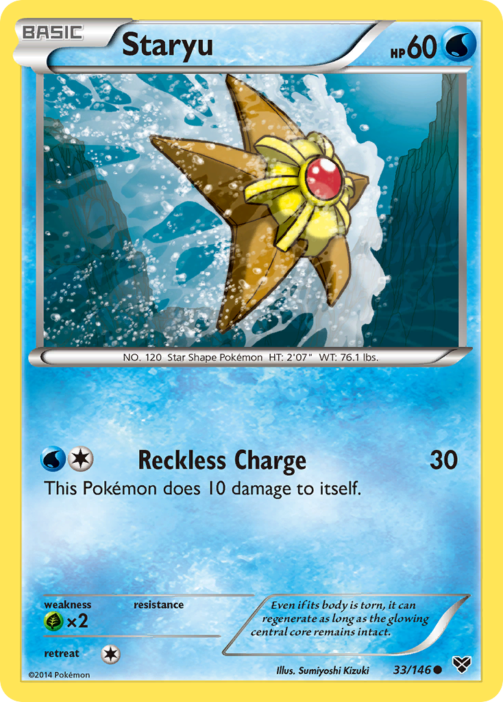 Staryu (33/146) [XY: Base Set] | Devastation Store