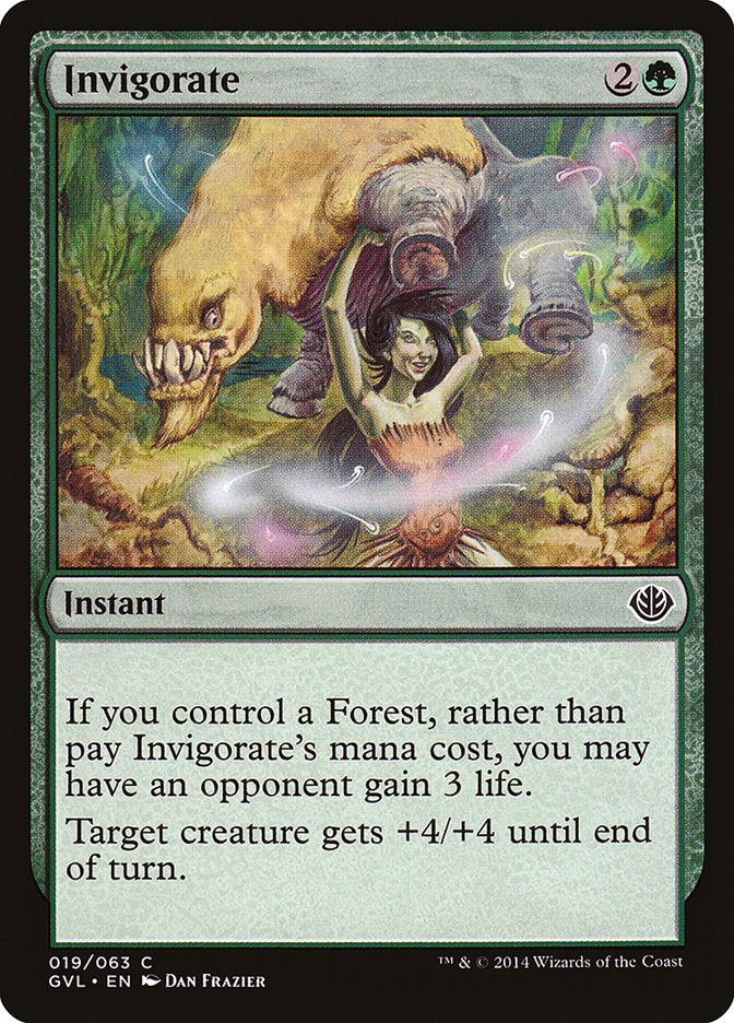 Invigorate (Garruk vs. Liliana) [Duel Decks Anthology] - Devastation Store | Devastation Store