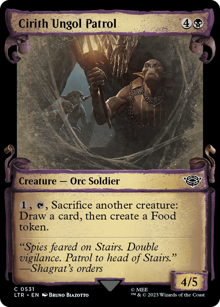 Cirith Ungol Patrol [The Lord of the Rings: Tales of Middle-Earth Showcase Scrolls] | Devastation Store