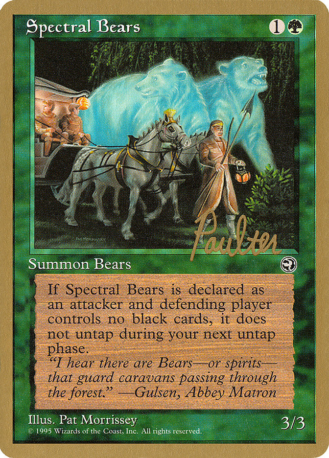 Spectral Bears (Preston Poulter) [Pro Tour Collector Set] | Devastation Store