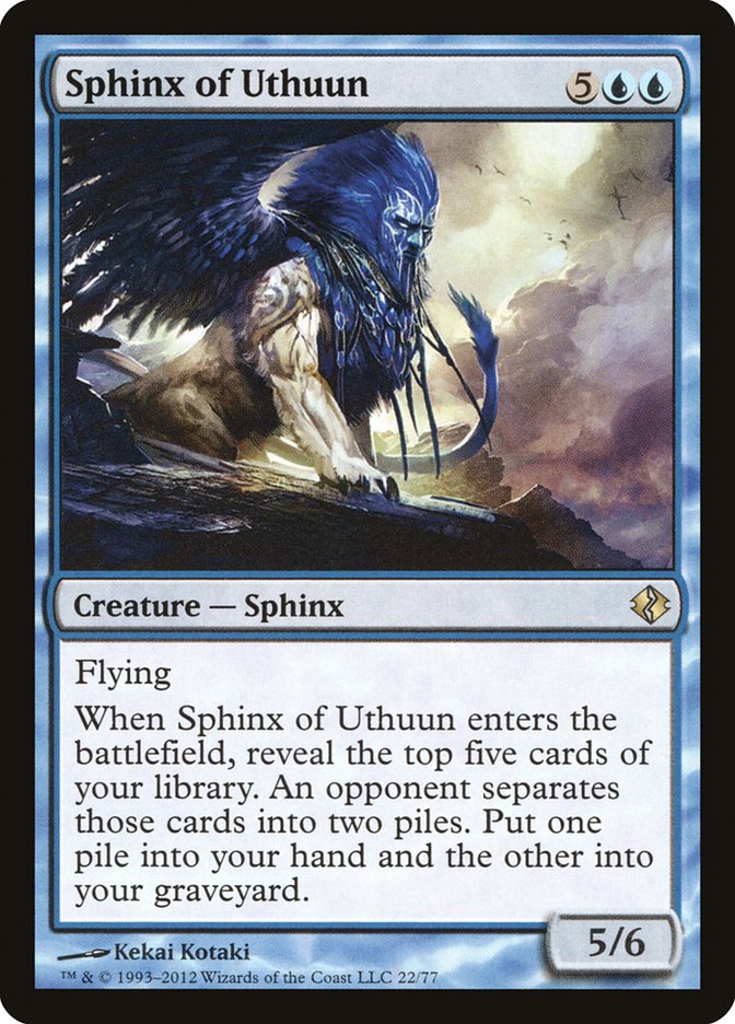 Sphinx of Uthuun [Duel Decks: Venser vs. Koth] | Devastation Store