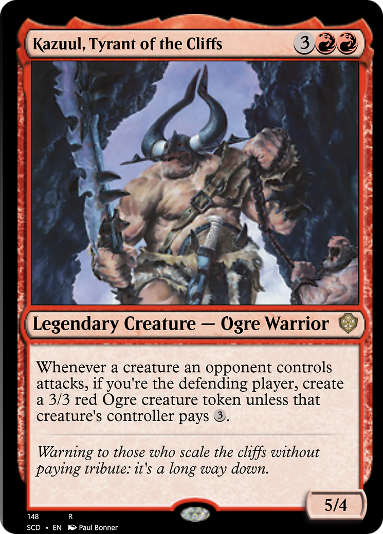 Kazuul, Tyrant of the Cliffs [Starter Commander Decks] | Devastation Store