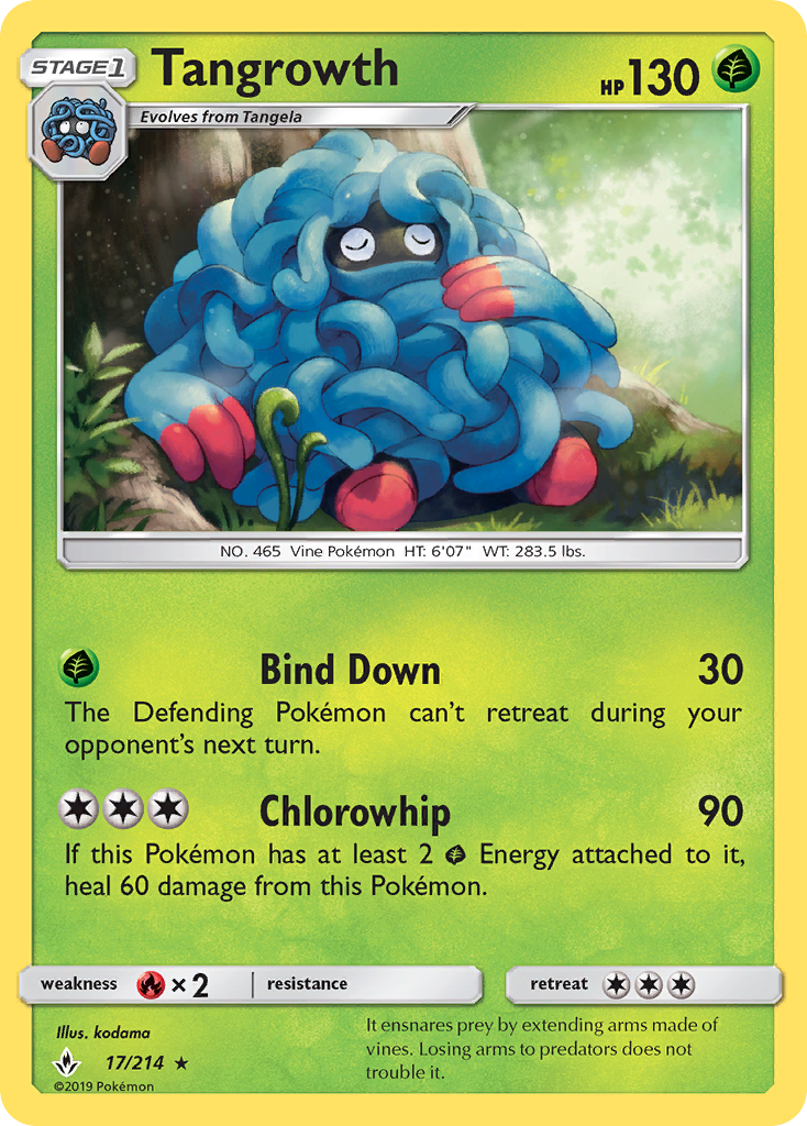 Tangrowth (17/214) [Sun & Moon: Unbroken Bonds] | Devastation Store