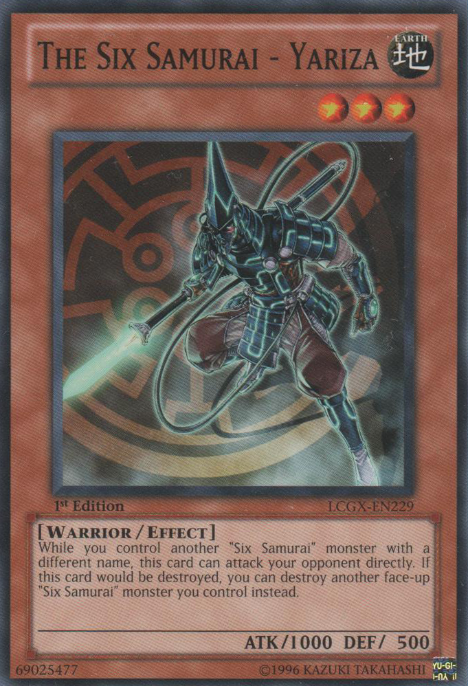 The Six Samurai - Yariza [LCGX-EN229] Common | Devastation Store