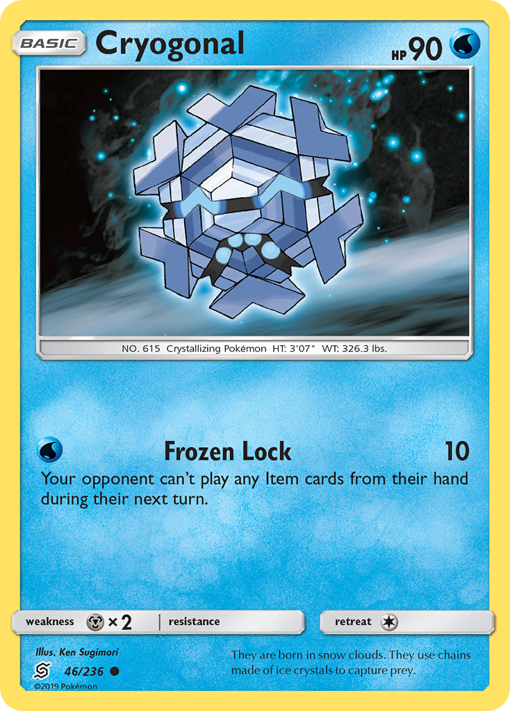 Cryogonal (46/236) [Sun & Moon: Unified Minds] | Devastation Store