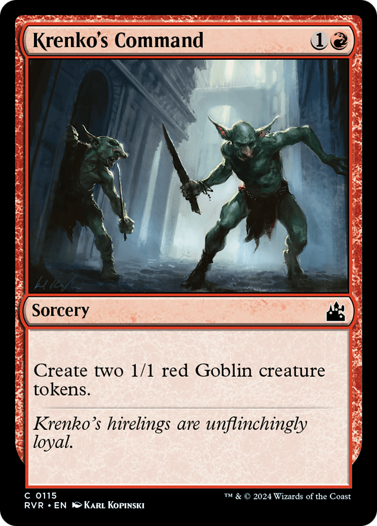 Krenko's Command [Ravnica Remastered] | Devastation Store