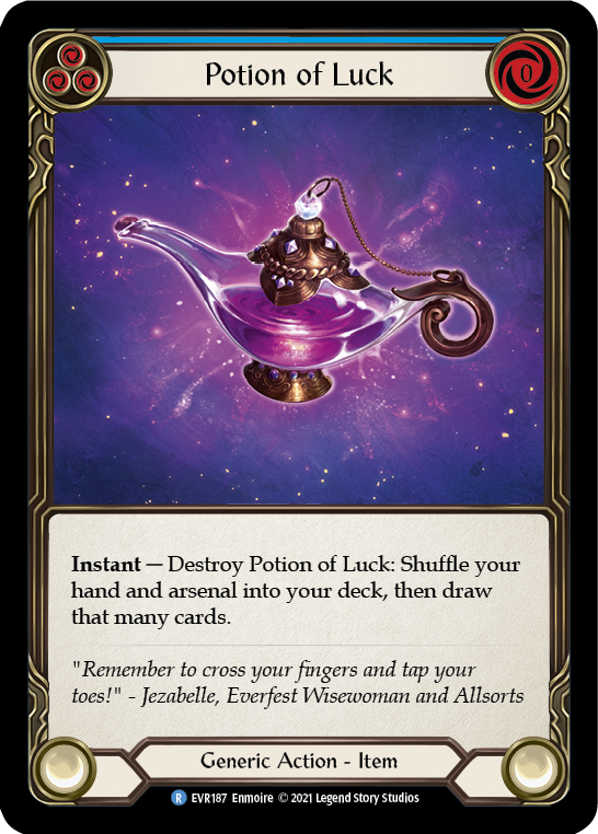 Potion of Luck [EVR187] (Everfest)  1st Edition Cold Foil | Devastation Store