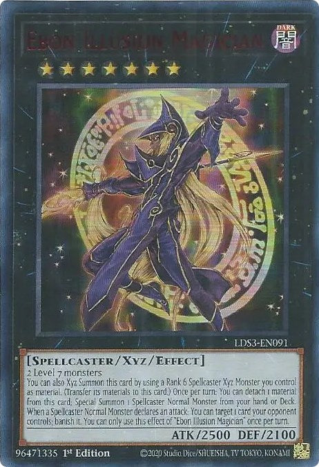 Ebon Illusion Magician (Red) [LDS3-EN091] Ultra Rare | Devastation Store