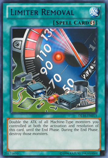 Limiter Removal (Blue) [DL16-EN013] Rare | Devastation Store