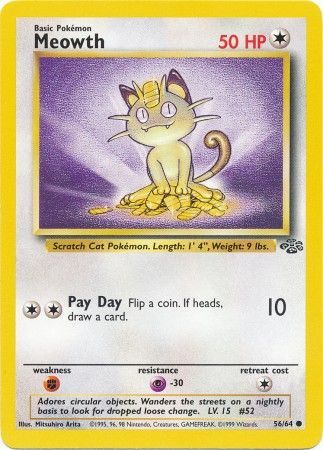 Meowth (56/64) [Jungle Unlimited] | Devastation Store