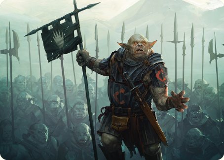 Ugluk of the White Hand Art Card [The Lord of the Rings: Tales of Middle-earth Art Series] | Devastation Store