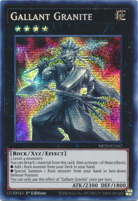 Gallant Granite [MP20-EN167] Prismatic Secret Rare | Devastation Store