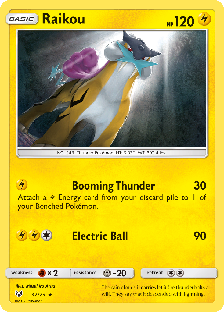Raikou (32/73) [Sun & Moon: Shining Legends] | Devastation Store