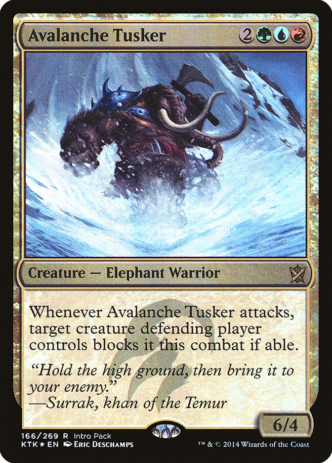 Avalanche Tusker (Intro Pack) [Khans of Tarkir Promos] | Devastation Store