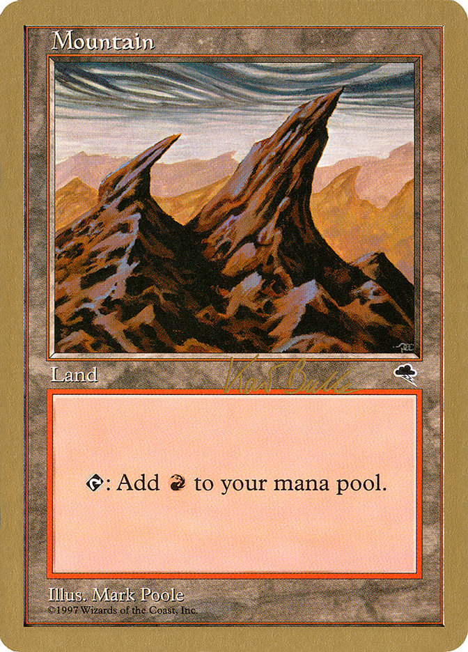 Mountain (kb344) (Kai Budde) [World Championship Decks 1999] | Devastation Store