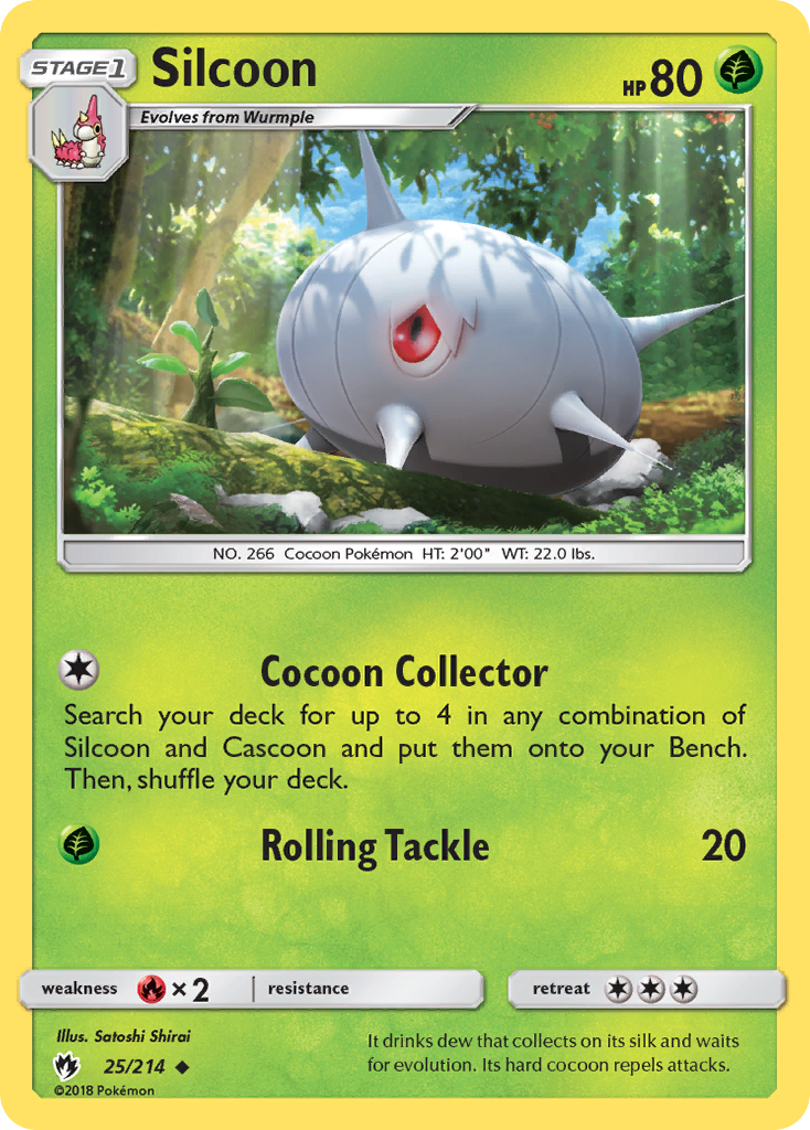 Silcoon (25/214) [Sun & Moon: Lost Thunder] | Devastation Store