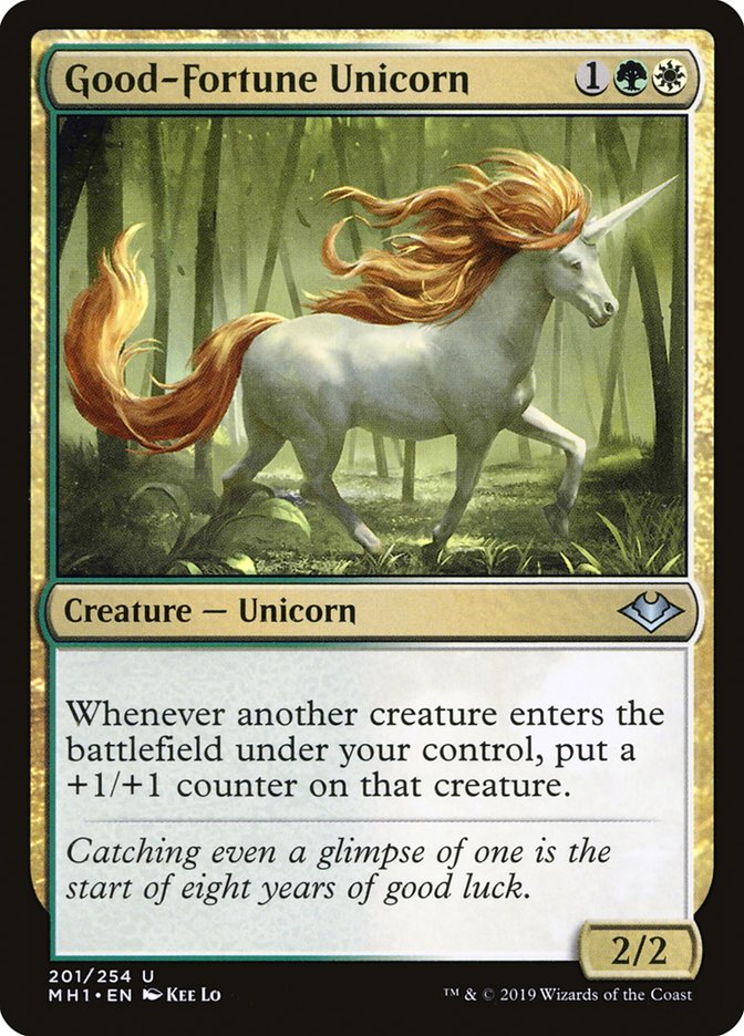 Good-Fortune Unicorn [Modern Horizons] | Devastation Store