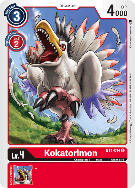 Kokatorimon [BT1-014] [Release Special Booster Ver.1.0] | Devastation Store