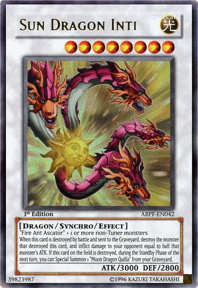 Sun Dragon Inti [ABPF-EN042] Ultra Rare | Devastation Store