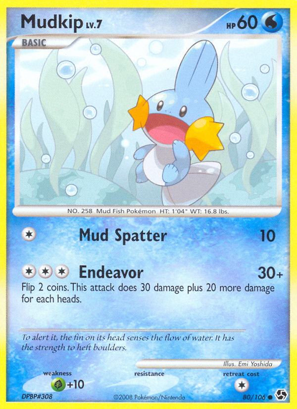 Mudkip (80/106) [Diamond & Pearl: Great Encounters] | Devastation Store