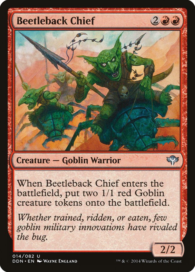 Beetleback Chief [Duel Decks: Speed vs. Cunning] - Devastation Store | Devastation Store