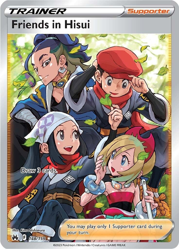 Friends in Hisui (148/159) (Full Art) [Sword & Shield: Crown Zenith] | Devastation Store