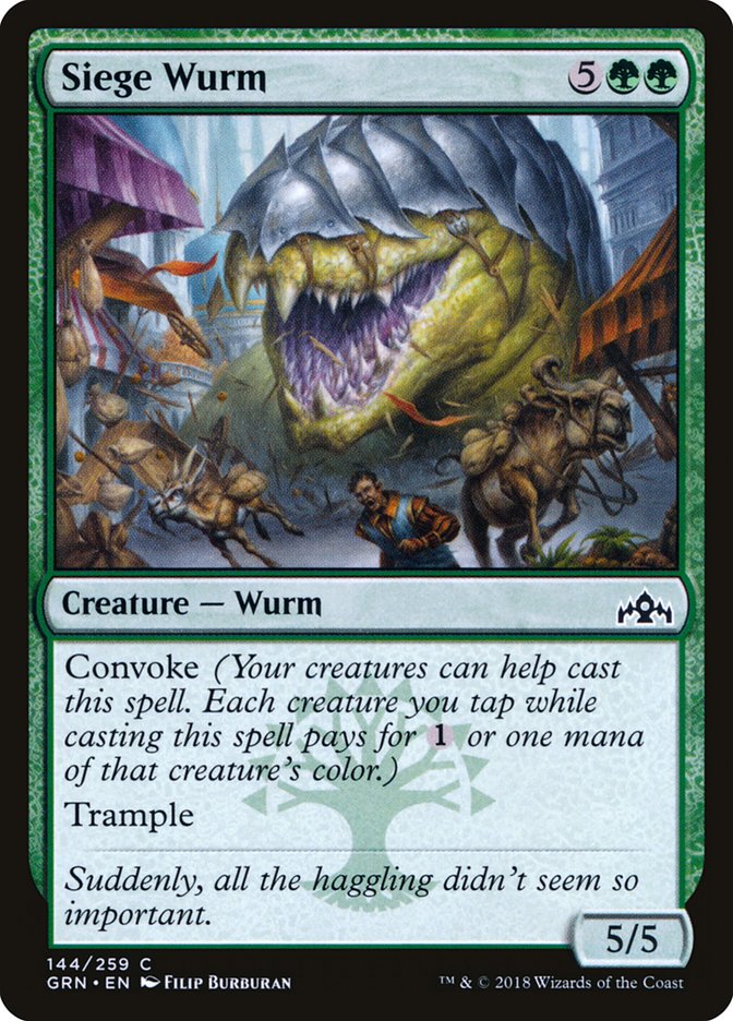 Siege Wurm [Guilds of Ravnica] - Devastation Store | Devastation Store