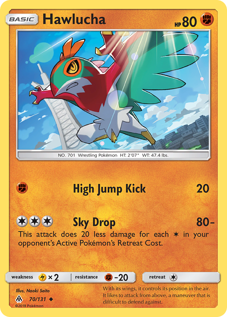 Hawlucha (70/131) [Sun & Moon: Forbidden Light] | Devastation Store
