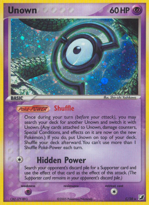 Unown (C) (C/28) [EX: Unseen Forces] | Devastation Store