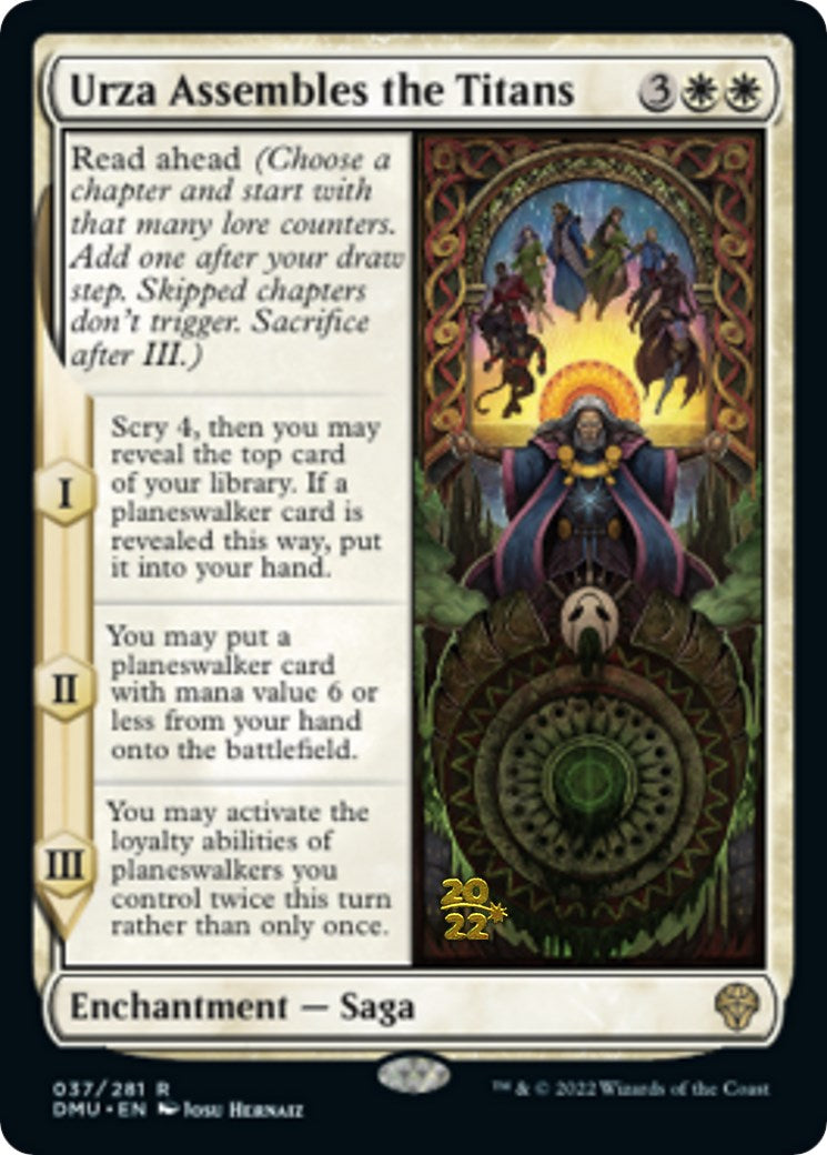 Urza Assembles the Titans [Dominaria United Prerelease Promos] | Devastation Store