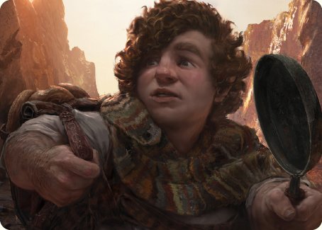 Sam, Loyal Attendant Art Card [The Lord of the Rings: Tales of Middle-earth Art Series] | Devastation Store