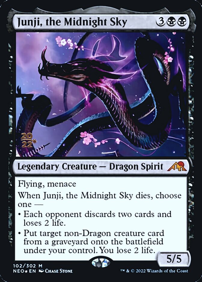 Junji, the Midnight Sky [Kamigawa: Neon Dynasty Prerelease Promos] | Devastation Store