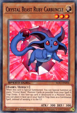 Crystal Beast Ruby Carbuncle [SGX1-ENF04] Common | Devastation Store