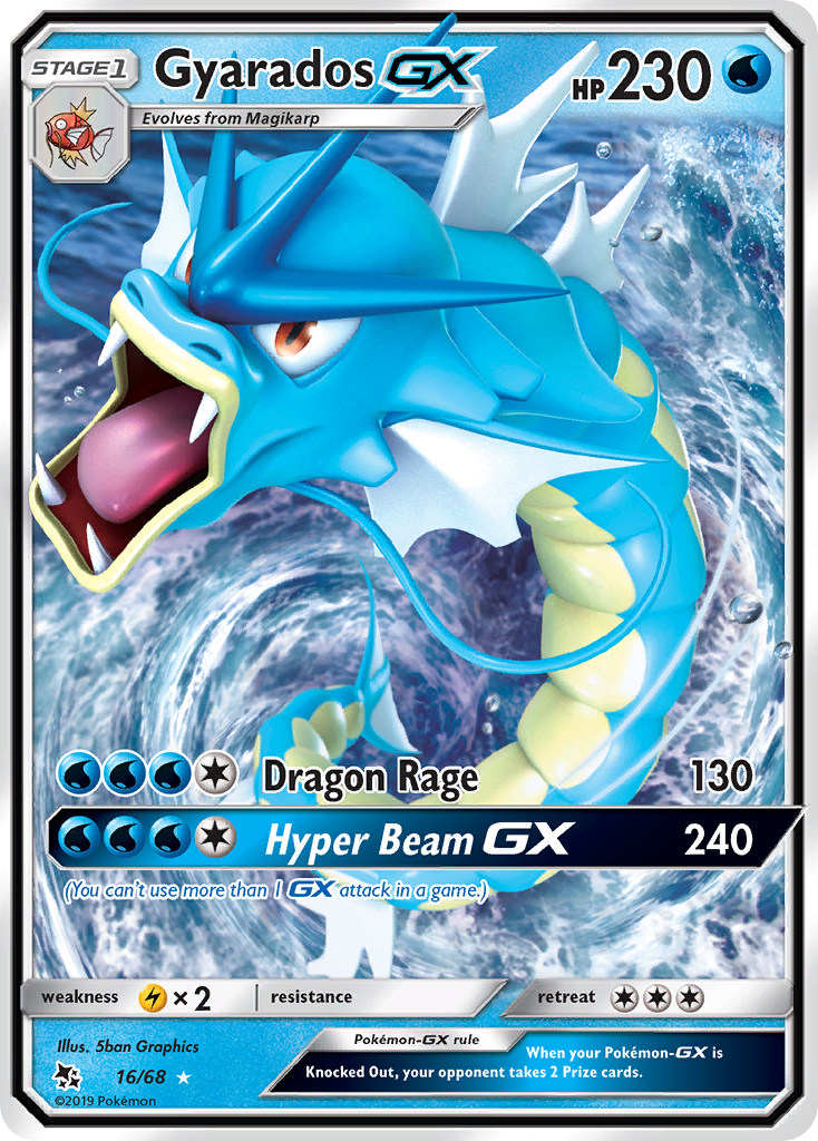 Gyarados GX (16/68) [Sun & Moon: Hidden Fates] | Devastation Store