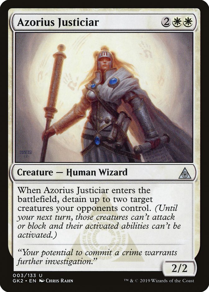 Azorius Justiciar [Ravnica Allegiance Guild Kit] | Devastation Store