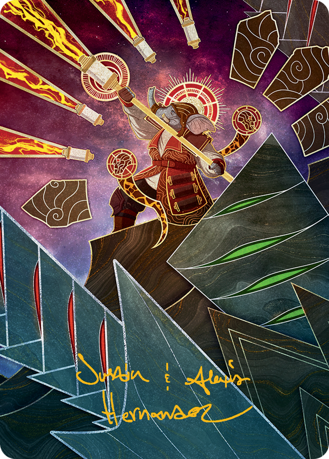 Quintorius, Loremaster Art Card (63) (Gold-Stamped Signature) [March of the Machine Art Series] | Devastation Store