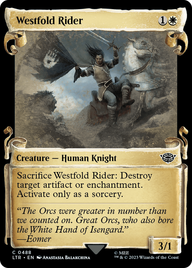 Westfold Rider [The Lord of the Rings: Tales of Middle-Earth Showcase Scrolls] | Devastation Store