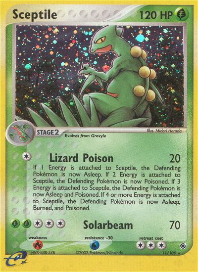 Sceptile (11/109) [EX: Ruby & Sapphire] | Devastation Store