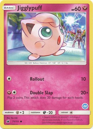 Jigglypuff (71/111) (Deck Exclusive #22) [Sun & Moon: Trainer Kit - Alolan Ninetales] | Devastation Store