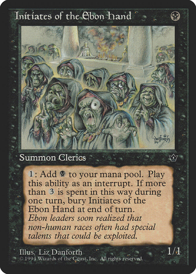 Initiates of the Ebon Hand (Liz Danforth) [Fallen Empires] - Devastation Store | Devastation Store