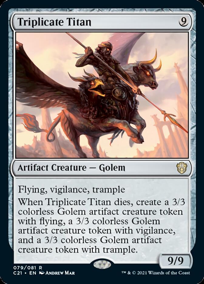 Triplicate Titan [Commander 2021] | Devastation Store