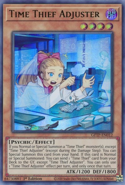 Time Thief Adjuster [GFTP-EN012] Ultra Rare | Devastation Store