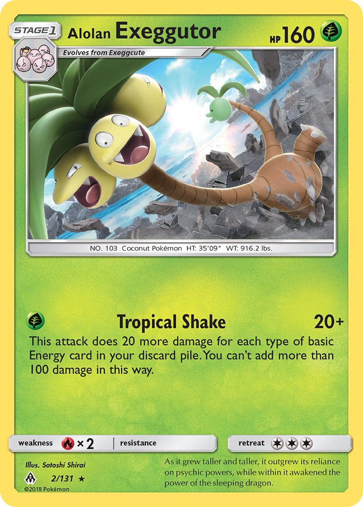 Alolan Exeggutor (2/131) (Theme Deck Exclusive) [Sun & Moon: Forbidden Light] | Devastation Store